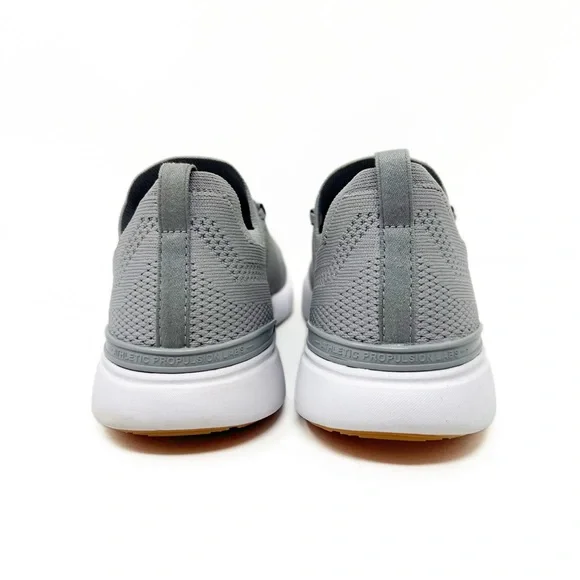 SOLD! APL Men’s TechLoom Breeze Running Shoes in Harbor Grey/White Shoes - Picture 8 of 11